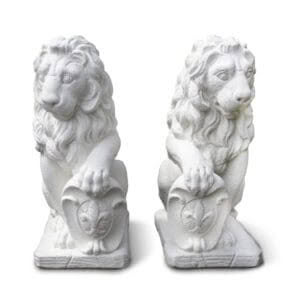 Chateaux Lions with Shields
