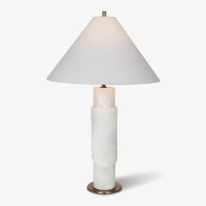 TZ - CAPRI TABLE LAMP - ALABASTER BASE