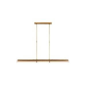 PRECISION LARGE LINEAR CHANDELIER - ANTIQUE BURNISHED BRASS