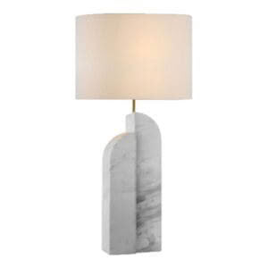 Savoye Left Table Lamp - white