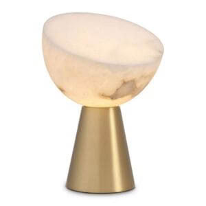 CHAMONIX TABLE LAMP - KNURLED POLISHED NICKEL