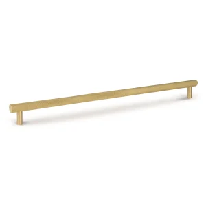 Gold textured metal cabinet pull handle