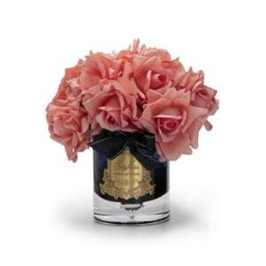GRAND BOUQUET - PEACH IN DARK GLASS - COTE NOIRE