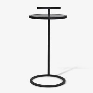 RALPH DRINKS TABLE - 350mm dia - col. BLACK BRONZE