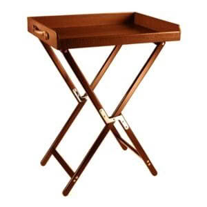 GAVIN TRAY STAND - BROWN