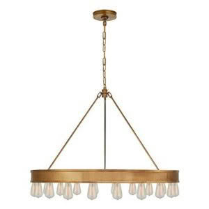 Roark 40" Modular Ring Chandelier - Brass