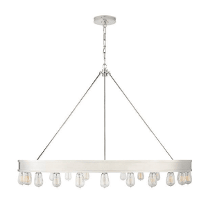 ROARK 50" RING CHANDELIER - POLISHED NICKEL