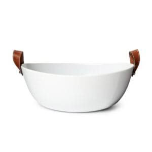 WYATT SALAD BOWL PORCELAIN WHITE