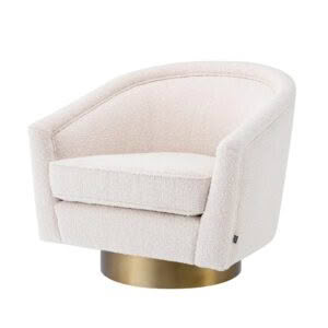 CATENE SWIVEL CHAIR - BOUCLE CREAM