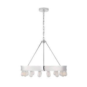 Roark 30" Modular Ring Chandelier - Nickel