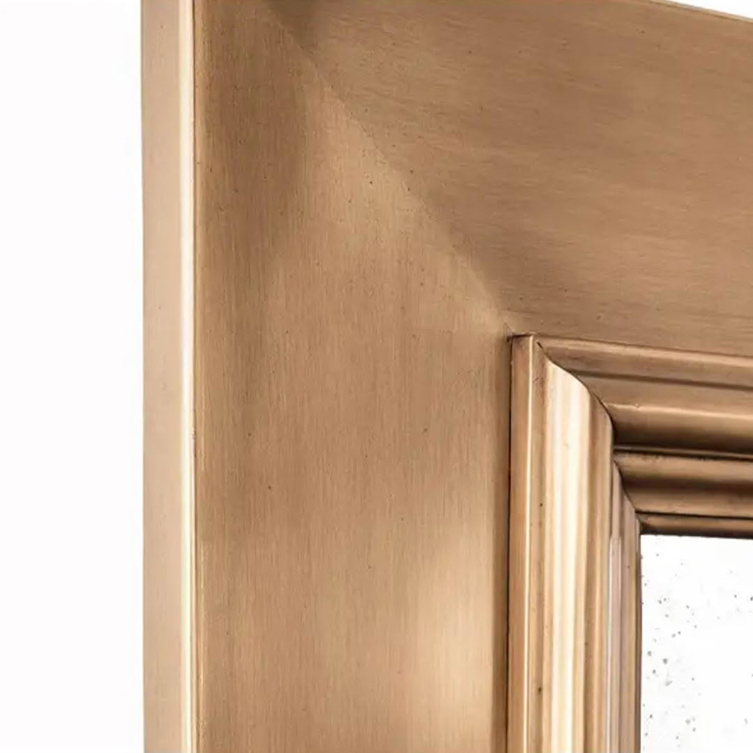 Detailed corner of wooden picture frame