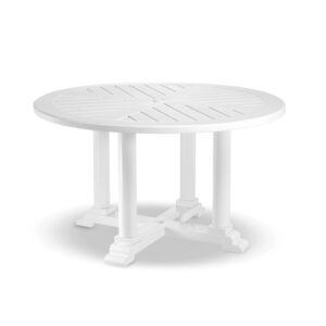 Bell Rive Round Dining Table Small - White