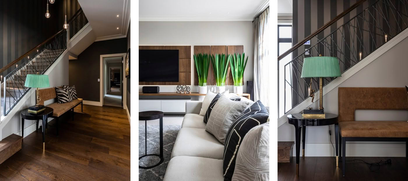 Elegant contemporary home interior design with stylish decor