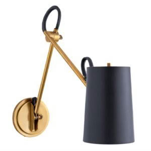 Benton Double Library Sconce - Brass