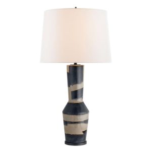 Alta Table lamp - Sand / Black Stripe