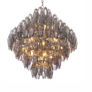Benini Chandelier - large - Smoke glass