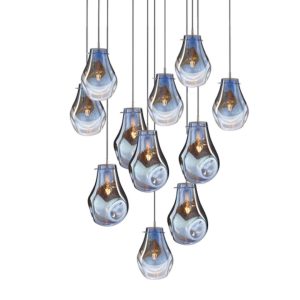 soap chandelier | 11 pcs - Blue