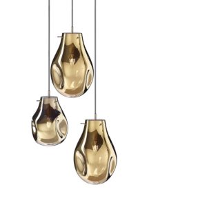 soap chandelier | 3 pcs - Gold