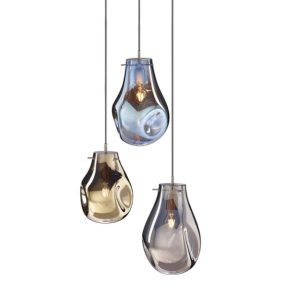 soap chandelier | 3 pcs - Gold/Blue/Silver