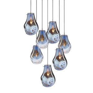 soap chandelier | 7 pcs - Blue