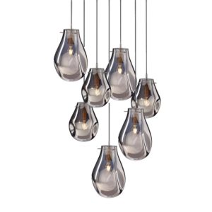 soap chandelier | 7 pcs - silver