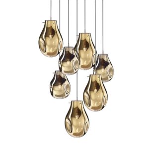 soap chandelier | 7 pcs - Gold