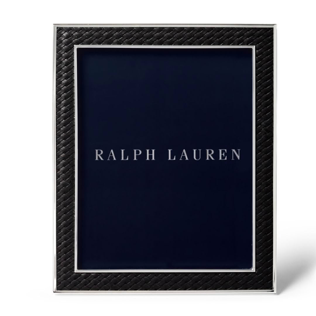 Ralph Lauren logo on dark frame for branding