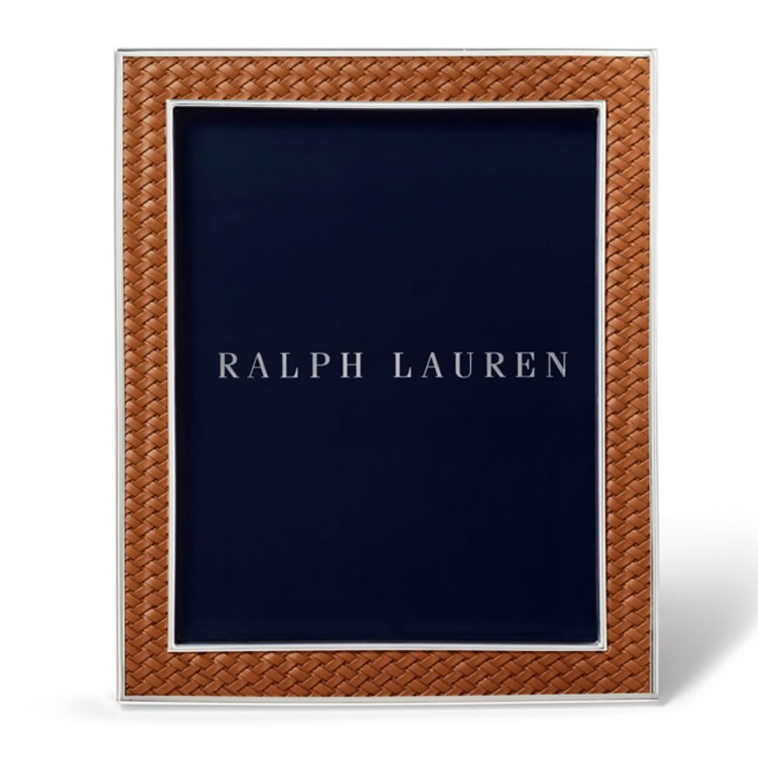 Ralph Lauren logo on woven frame
