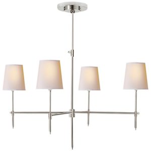 Bryant Large Chandelier Polished Nickel
