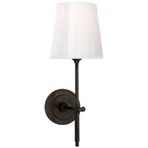 BRYANT LARGE SCONCE BRONZE WITH GLASS SHADE