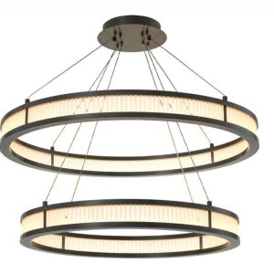 Damien Double Chandelier / Bronze