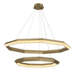 CHANDELIER HELVETIA ANTIQUE BRASS FINISH