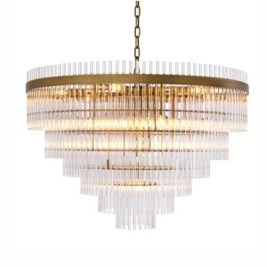 EAST CHANDELIER SINGLE - ANTIQUE BRASS