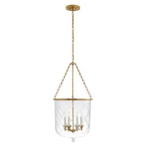 Cambridge Large Smoke Bell Lantern - Brass