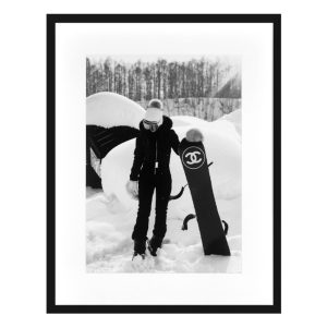 CHANEL SNOWBOARD PRINT P002 - BLACK FRAME