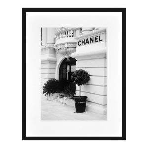 CHANEL STORE PRINT P004 - BLACK FRAME