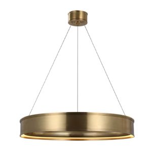 Connery 30" Ring Chandelier - Brass