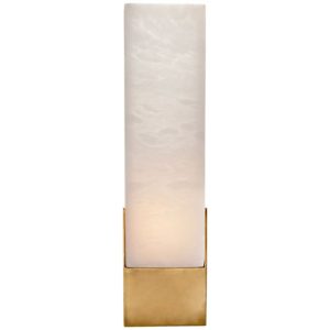 Covet Tall Box Bath Sconce Brass