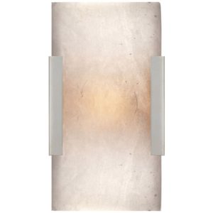Covet Wide Clip Bath Sconce Polished Nickel