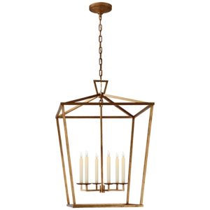 Darlana Extra Large Lantern Gilded Iron