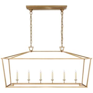 Darlana Large Linear Lantern Brass