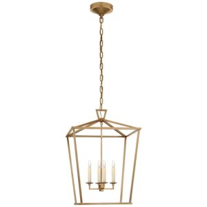 Darlana Medium Lantern Antique Burnished Brass