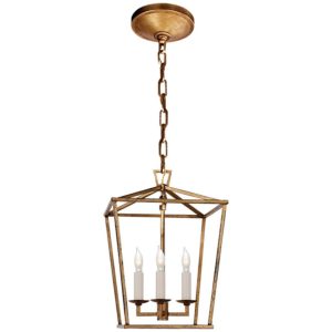 Darlana Mini Lantern Gilded Iron