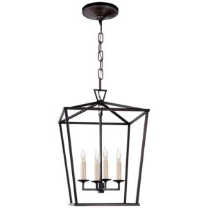 Darlana Small Lantern Aged Iron