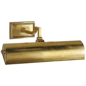 DEAN PICTURE LIGHT 12INCH - NATURAL BRASS
