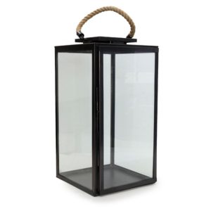 DERBY LANTERN MARINE GRADE - ANTIQUE BLACK - MEDIUM