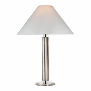 DURHAM TABLE LAMP - POLISHED NICKEL