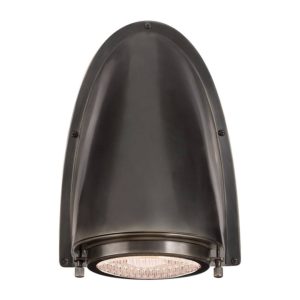 Black modern wall-mounted LED lamp