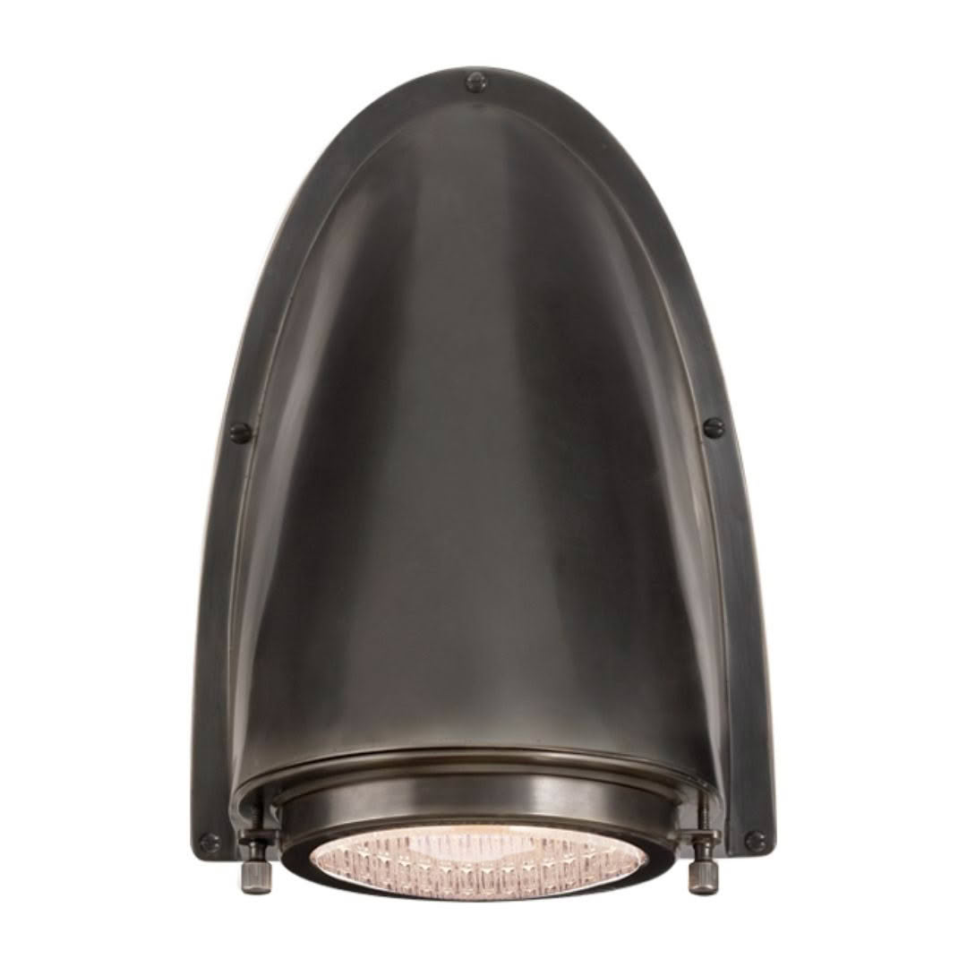 Black modern wall-mounted LED lamp
