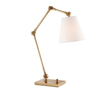 Graves Task Lamp Antique Brass